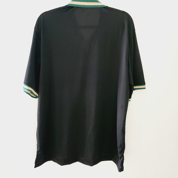 NWT LEDINEY men's polo shirt black and green - Picture 6 of 8
